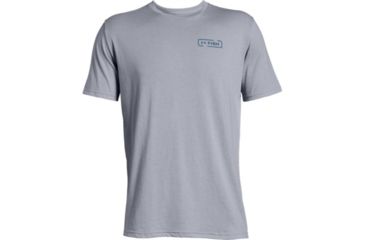 Image of SHED, Under Armour Tuna Flag Tee - Mens - Mens, Mod Gray, Large, 1328138-11-L