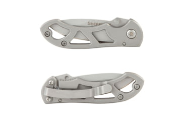 Image of Sheffield 5 1/4 Inch Folding Pocket Knife, Silver, 12931