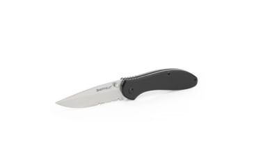 Image of Sheffield Berda Assisted Opening Folding Knife, 3in, 420 Stainless Steel, Drop Point, Black G10 Handle, 12164