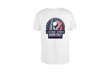 Image of Shell Shock Technologies Shell Tech Legends &amp; Heroes T-Shirt - 2XL, STA-100100-WHITE-2XL