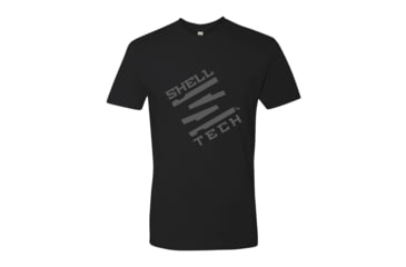Image of Shell Shock Technologies Shell Tech S Logo T-Shirt - Large, STA-100101-BLACK-L