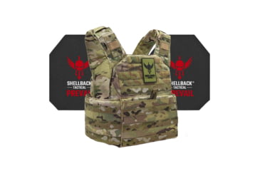 Image of Shellback Tactical Banshee Active Shooter Kit with Level IV Model 4S17 Armor Plates, Multicam, One Size, SBT-BANRIF-4S17-MC