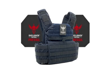 Image of Shellback Tactical Banshee Active Shooter Kit with Level IV Model 4S17 Armor Plates, Navy Blue, One Size, SBT-BANRIF-4S17-NB