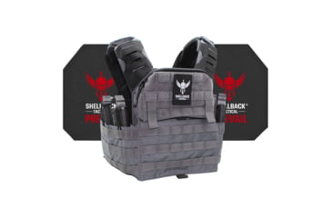 Image of Shellback Tactical Banshee Elite 2.0 Active Shooter Kit with Level IV Model 4S17 Armor Plates, Wolf Grey, One Size, SBT-BANELT-4S17-WG