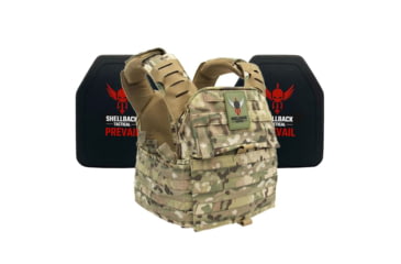 Image of Shellback Tactical Banshee Elite 2.0 Lightweight Level IV Ceramic Plates Armor Kit, Multicam, One Size, SBT-BANELT-4SICMH-MC