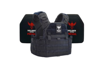 Image of Shellback Tactical Banshee Elite 2.0 Lightweight Level IV Ceramic Plates Armor Kit, Navy Blue, One Size, SBT-BANELT-4SICMH-NB