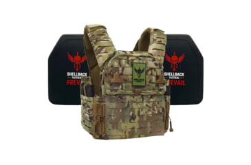 Image of Shellback Tactical Banshee Elite 3.0 Level IV Body Armor Kit w/ Model 4SICMH Ceramic Plates, Multicam, 2XL/3XL, SBT-BANELT3-4SICMH-MC-2X3X
