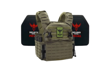 Image of Shellback Tactical Banshee Elite 3.0 Level IV Body Armor Kit w/ Model 4SICMH Ceramic Plates, Ranger Green, 2XL/3XL, SBT-BANELT3-4SICMH-RG-2X3X