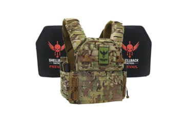 Image of Shellback Tactical Banshee Elite 3.0 Lightweight Level III Armor System, SAPI Cut, Single Curved, 10x12in, Multicam, 2XL/3XL, SBT-BANELT3-LON-III-P-MC-2X3X