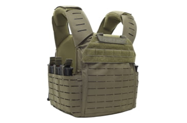 Image of Shellback Tactical Banshee Elite 3.0 Lightweight Level III Armor System, SAPI Cut, Single Curved, 10x12in, Ranger Green, 2XL/3XL, SBT-BANELT3-LON-III-P-BK-2X3X