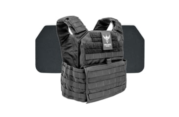 Image of Shellback Tactical Banshee Rifle Body Armor Kit with Level III+ Model P5mmSAO Armor Plates, Black, One Size, SBT-BANRIF-P5MM-BK