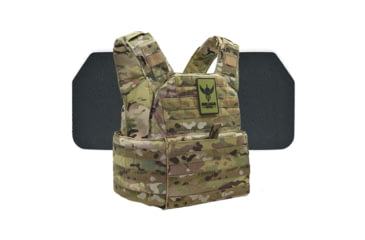 Image of Shellback Tactical Banshee Rifle Body Armor Kit with Level III+ Model P5mmSAO Armor Plates, Multicam, One Size, SBT-BANRIF-P5MM-MC