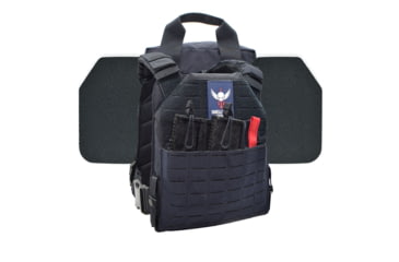 Image of Shellback Tactical Defender 2.0 Active Shooter Armor Kit with Level III+ Model P5mmSAO Armor Plates, Navy Blue, One Size, SBT-9040-P5MM-NB