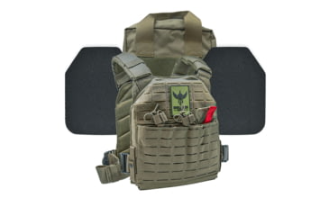 Image of Shellback Tactical Defender 2.0 Active Shooter Armor Kit with Level III+ Model P5mmSAO Armor Plates, Ranger Green, One Size, SBT-9040-P5MM-RG