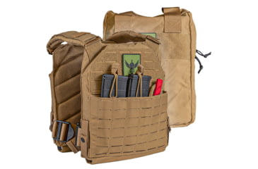 Image of Shellback Tactical Defender 2.0 Active Shooter Kit, Plate Carrier and Bag, Coyote, One Size, SBT-9040-CT