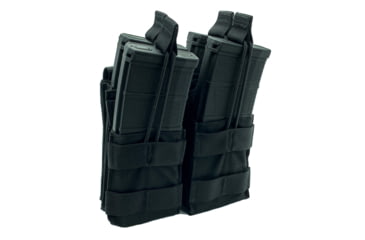 Image of Shellback Tactical Double Stacker Open Top Pouch for Four M4/AR15 Mag, Black, One Size, SBT-2200-BK