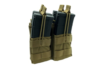 Image of Shellback Tactical Double Stacker Open Top Pouch for Four M4/AR15 Mag, Coyote, One Size, SBT-2200-CT