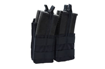 Image of Shellback Tactical Double Stacker Open Top Pouch for Four M4/AR15 Mag, Navy Blue, One Size, SBT-2200-NB