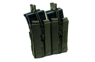 Image of Shellback Tactical Double Stacker Open Top Pouch for Four M4/AR15 Mag, Ranger Green, One Size, SBT-2200-RG