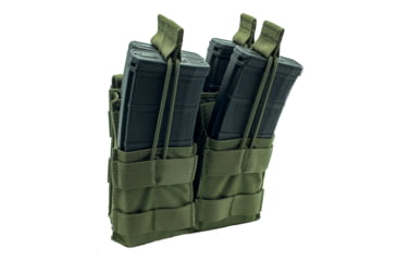 Image of Shellback Tactical Double Stacker Open Top Pouch for Four M4/AR15 Mag, Ranger Green, One Size, SBT-2200-RG