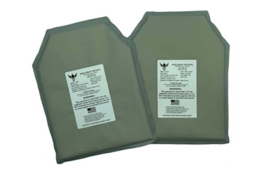 Image of Shellback Tactical Level IIIA Model CLCIIIA Soft Armor Package, Plate Backer, Set of 2, Black, Small, NSN N, SBT-CLCIIIA-ESAPI-SM