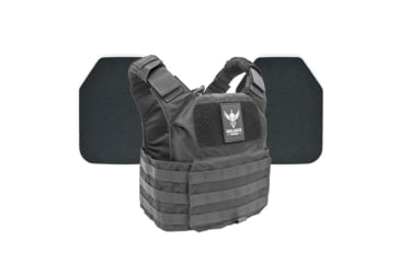 Image of Shellback Tactical Patriot Body Armor Kit with Level III+ Model P5mmSAO Armor Plates, Black, One Size, GSA-PATPC-P5MM-BK