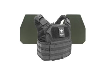 Image of Shellback Tactical Patriot Level IV Body Armor Kit with Model L410 Plates, Black, One Size, GSA-PATPC-L410-BK