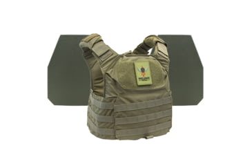 Image of Shellback Tactical Patriot Level IV Body Armor Kit with Model L410 Plates, Ranger Green, One Size, GSA-PATPC-L410-RG