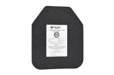 Image of Shellback Tactical Prevail Series Level III Steel Armor Plate, Black, 10 x 12, SBT-P5MM-BK