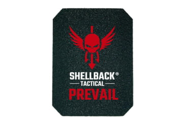 Image of Shellback Tactical Prevail Series Stand Alone Level III Hard Armor Side Plate, 6x8 in, Black, SBT-AR1000RP-6-8-BK