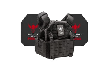 Image of Shellback Tactical Rampage 2.0 Active Shooter Kit with Level IV Model 4S17 Armor Plates, Black, One Size, SBT-9031-4S17-BK