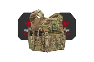 Image of Shellback Tactical Rampage 2.0 Active Shooter Kit with Level IV Model 4S17 Armor Plates, Multicam, One Size, SBT-9031-4S17-MC