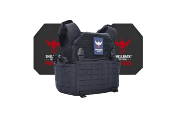 Image of Shellback Tactical Rampage 2.0 Active Shooter Kit with Level IV Model 4S17 Armor Plates, Navy Blue, One Size, SBT-9031-4S17-NB