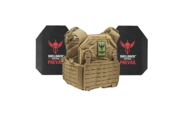 Image of Shellback Tactical Rampage 2.0 Level III Steel Plates Armor Kit, Coyote, One Size, SBT-9031-AR1000-CT
