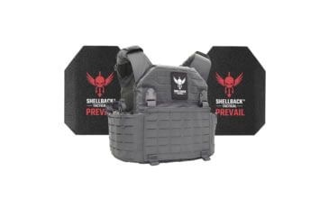 Image of Shellback Tactical Rampage 2.0 Level III Steel Plates Armor Kit, Wolf Grey, One Size, SBT-9031-AR1000-WG
