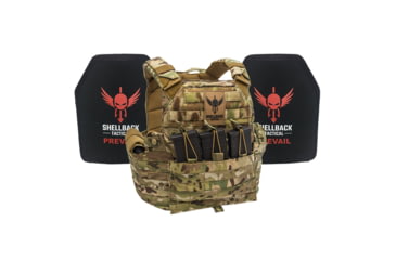 Image of Shellback Tactical SF Lightweight Armor System with Level III+ H3101 Plates, Multicam, Small, GSA-SF-H3101-MC-SM