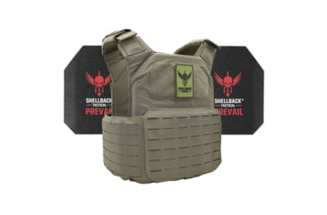 Image of Shellback Tactical Shield 2.0 Level III Steel Plates Armor Kit, Ranger Green, One Size, SBT-9011-AR1000-RG