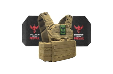 Image of Shellback Tactical Skirmish Level III Steel Plates Armor Kit, Coyote, One Size, SBT-9020-AR1000-CT