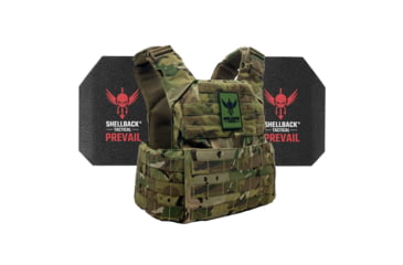 Image of Shellback Tactical Skirmish Level III Steel Plates Armor Kit, Multicam, One Size, SBT-9020-AR1000-MC