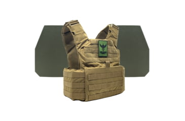 Image of Shellback Tactical Skirmish Level IV Body Armor Kit with Model L410 Plates, Coyote, One Size, SBT-9020-L410-CT