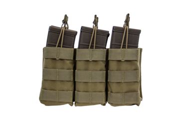 Image of Shellback Tactical Triple M4 Open Top Rifle Mag Pouch, Ranger Green, One Size Fits Most GSA-M4TOMP-RG
