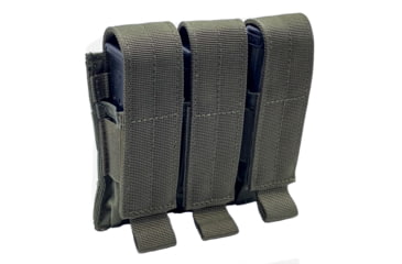 Image of Shellback Tactical Triple Pistol Mag Pouch, Molle compatible, Ranger Green, One Size, SBT-6000-RG