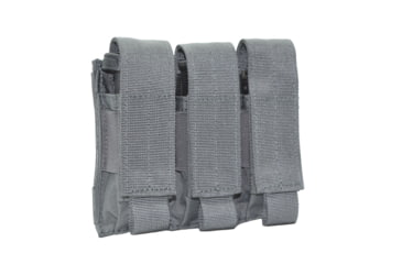 Image of Shellback Tactical Triple Pistol Mag Pouch, Molle compatible, Wolf Grey, One Size, SBT-6000-WG