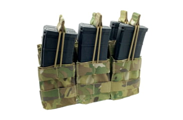 Image of Shellback Tactical Triple Stacker Open Top Pouch for Six M4 Mag, Multicam, One Size, SBT-3300-MC