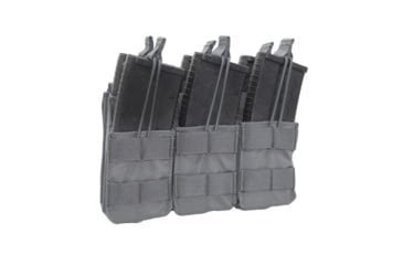 Image of Shellback Tactical Triple Stacker Open Top Pouch for Six M4 Mag, Wolf Grey, One Size, SBT-3300-WG