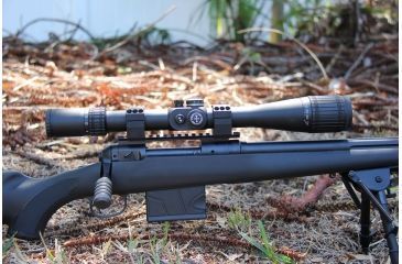 Image of Shepherd Scopes Dual Reticle 6-18x50 V1, Black anodized, Small DRS TAC 6-18x42 V1