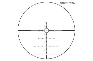 Image of Shepherd Scopes Rogue Series 4-16x50 Rifle Scope, 30mm Tube, SFP, MOA Reticle, Matte, Black, 4080RGE.416.G2