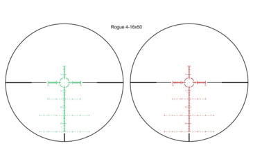 Image of Shepherd Scopes Rogue Series 4-16x50 Rifle Scope, 30mm Tube, SFP, MOA Reticle, Matte, Black, 4080RGE.416.G2