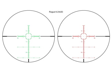 Image of Shepherd Scopes Rogue Series 6-24x50 Rifle Scope, 30mm Tube, SFP, MOA Reticle, Matte, Black, 4080RGE.624.G2