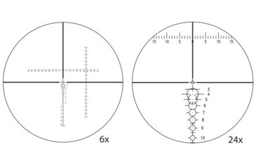 Image of Shepherd Scopes Sniper Series DRS 6-24x50 S1A Dual Reticle Rifle Scope, Matte Black Anodized, DRS0049